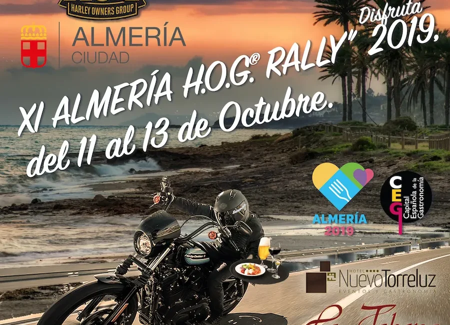 XI ALMERIA H.O.G. RALLY 2019 11 al 13 Octubre