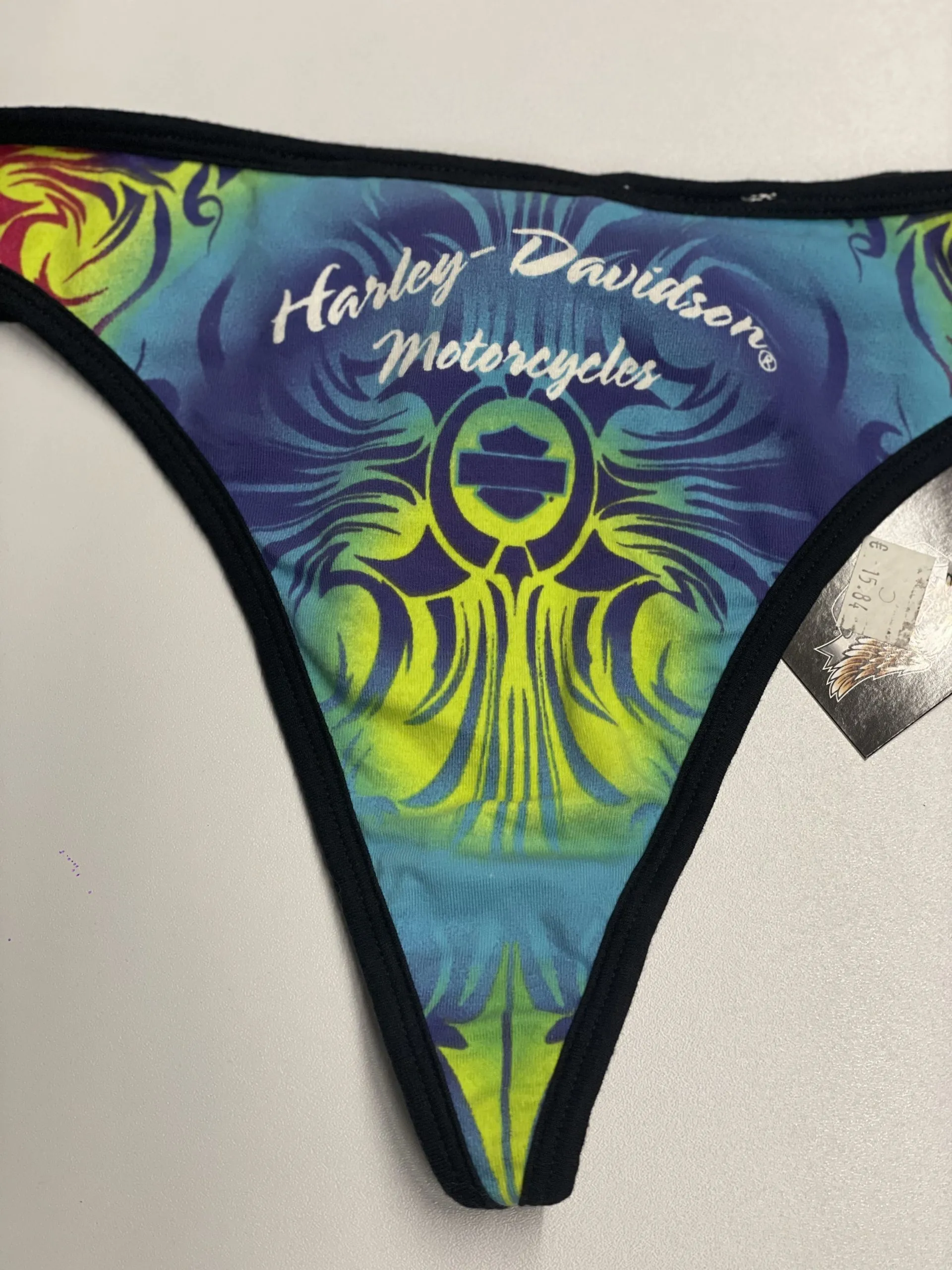 Ropa interior Thong Custom print Harley-Davidson pack x 2