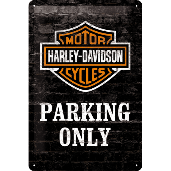 Placa chapa HD Parking only