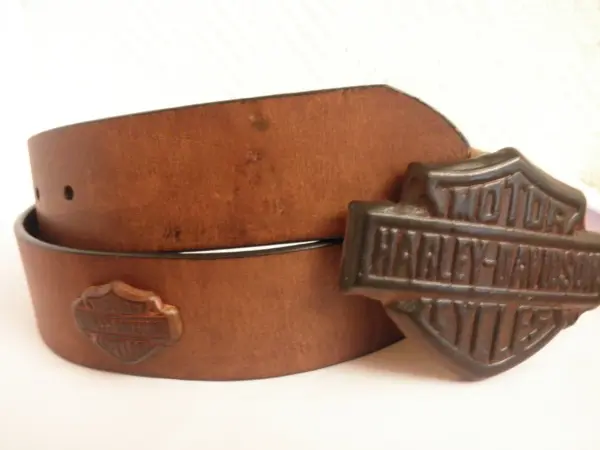 Cinturón piel Concho Brown