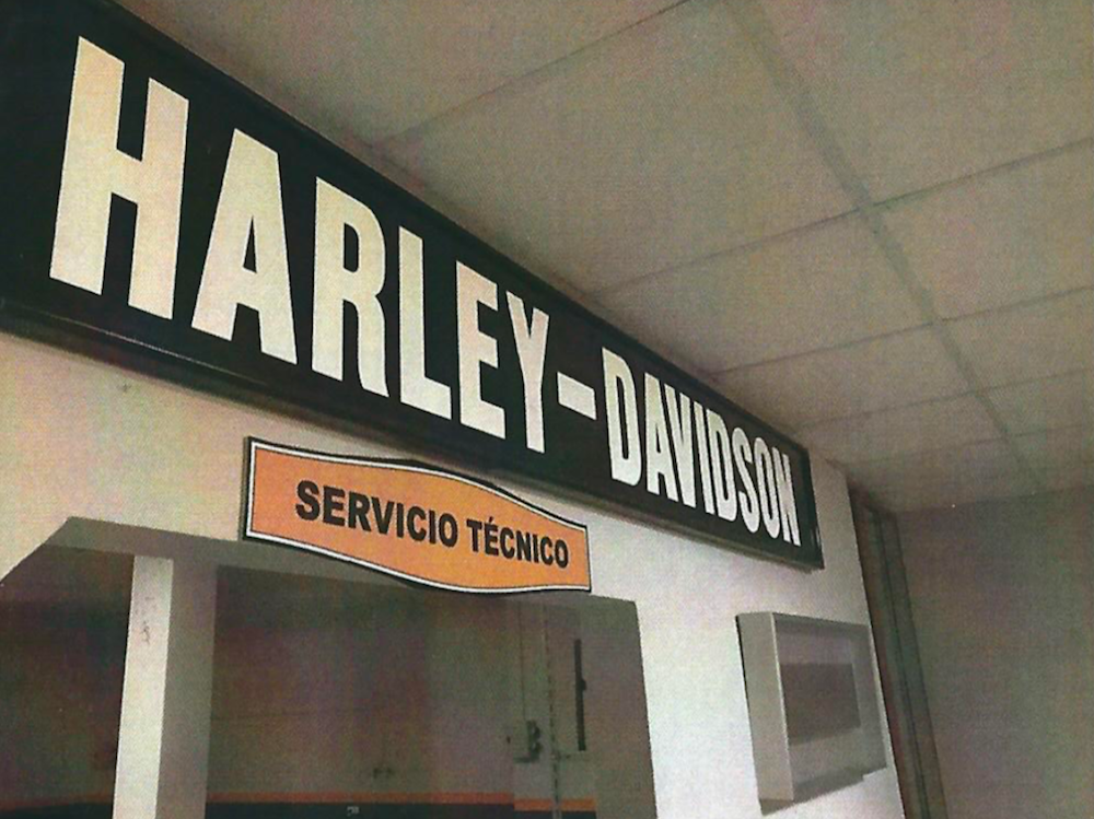 Zona de trabajo del taller