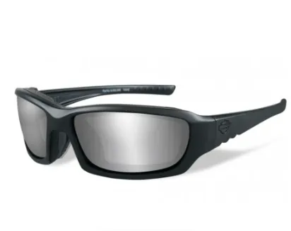 Gafas GEM partial pol Silver flash lens/matte black frame